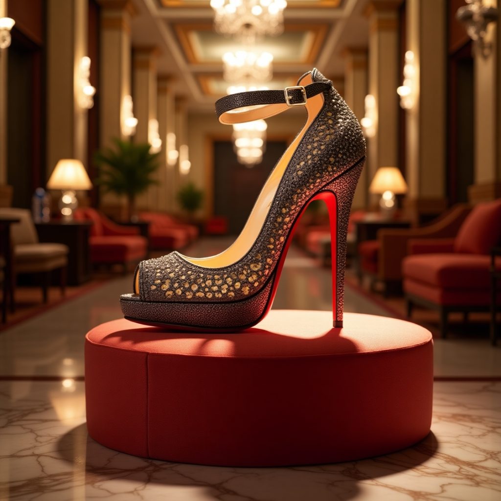 Stiletto high heels